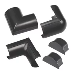 D-Line ABS Plastic Black Trunking Accessories