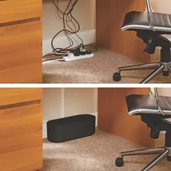 D-Line Cable Tidy Unit Black -Cable Management Sales Store 20997 A3