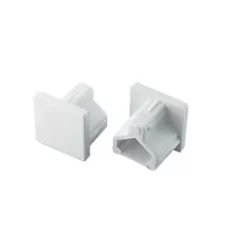 Tower Mini Trunking End Cap 16 x 16mm 2 Pack