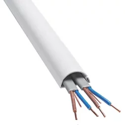 D-Line PVC White Mini Trunking 30mm x 15mm x 2m -Cable Management Sales Store 42453 A2