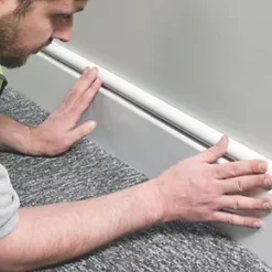 D-Line PVC White Mini Trunking 30mm x 15mm x 2m -Cable Management Sales Store 42453 A5