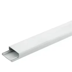 Tower uPVC White Mini Trunking 38mm x 16mm x 2m