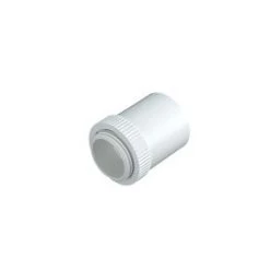 Tower Male Conduit Adaptors 20mm White 2 Pack