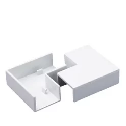 Tower Flat Trunking Angles 25 x 16mm 2 Pack