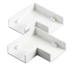 Tower Flat Trunking Angle 38 x 16mm 2 Pack