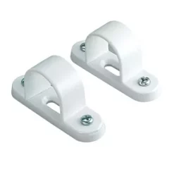 Tower uPVC Spacer Bar Saddles 25mm 2 Pack