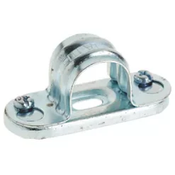 Deta Zinc-Plated Steel Spacer Bar Saddles 20mm 10 Pack