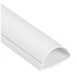 D-Line PVC White TV Trunking 50mm x 25mm x 1.5m