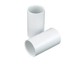 Tower White Heavy Conduit Couplings 20mm 2 Pack