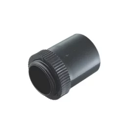 Tower Male Conduit Adaptors 20mm Black 2 Pack