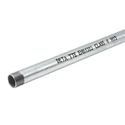 Deta Round Steel Galvanised Class 4 Conduit Tube 20mm x 3m