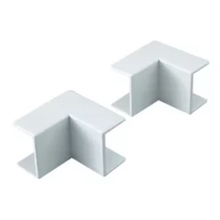 Tower Internal Trunking Corner 25 x 16mm 2 Pack