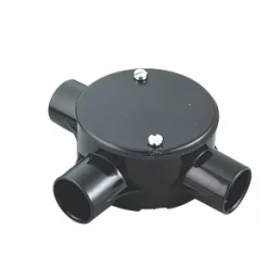 Tower 3 Way 20mm Tee Box Black