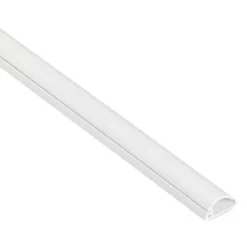 D-Line PVC White Micro Trunking 16mm x 8mm x 2m