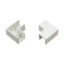 Tower Flat Trunking Angle 16 x 16mm 2 Pack