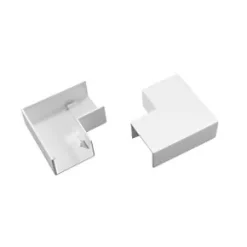 Tower Flat Trunking Angle 38 x 25mm 2 Pack