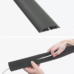 D-Line Cable Cover Light Duty Floor Cable Cover 1.8m Black -Cable Management Sales Store 9345F A2